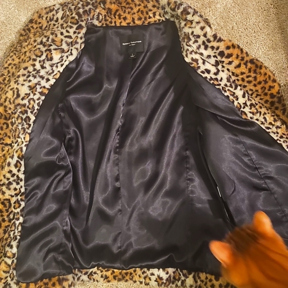 Brown Leopard Print Jacket - image 4